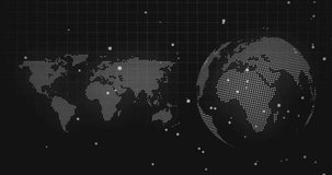 Digital world map and error codes over financial data processing animation. Technology, finance, analysis, cybersecurity, global, network - Powered by Shutterstock - Get 15% off with code: PIKWIZARD15
