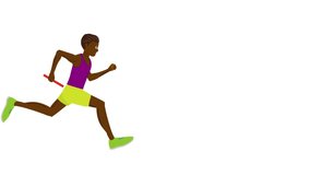 This is a video of a mixed relay in athletics. - Powered by Shutterstock - Get 15% off with code: PIKWIZARD15