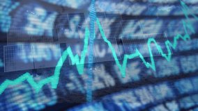 Financial graph animation over solar panels and digital data display. Solar energy, renewable, technology, investment, innovation, sustainability - Powered by Shutterstock - Get 15% off with code: PIKWIZARD15