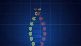 Rising bar graph with virus illustrations and data processing animation. Statistics, data analysis, pandemic, growth, visualization, technology - Powered by Shutterstock - Get 15% off with code: PIKWIZARD15
