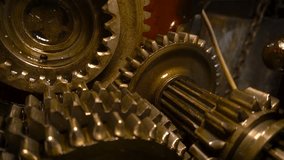 repair of an old blue tractor in a vintage garage, dismantling and installation of a gearbox, replacement of bearings - Powered by Shutterstock - Get 15% off with code: PIKWIZARD15