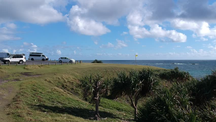 Hastings Point Beach, New South Wales, Australia – Aerial Drone Footage Featuring the Cudgera  and Maggies Beach, Rocky Headland, Ocean Waves, Tidal Estuary, and the  the Northern NSW Coastline