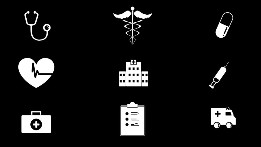 Different medical symbols animation motion graphic - Powered by Shutterstock - Get 15% off with code: PIKWIZARD15