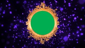 Elegant Ornate Frame with Festive Sparkle Effect - Powered by Shutterstock - Get 15% off with code: PIKWIZARD15