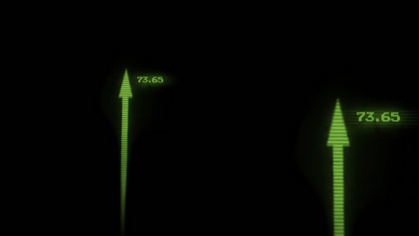 DNA strand and financial data animation with green arrows on black background. Biotechnology, finance, technology, growth, investment, analysis - Powered by Shutterstock - Get 15% off with code: PIKWIZARD15