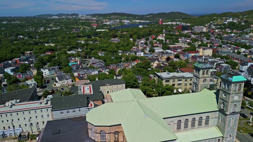 A spin around the Basilica in Downtown St John