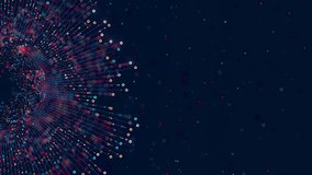 Big Data complex round graph animation. Quantum computing universe. Cyber space of AI technology. Futuristic graph. Digital information presentation loop. - Powered by Shutterstock - Get 15% off with code: PIKWIZARD15