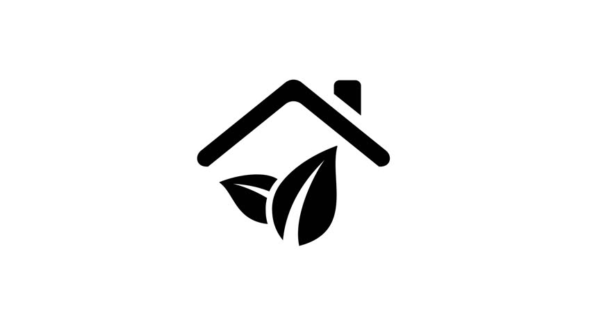 Green House solid icon black glyph silhouette with alpha channel or transparent background