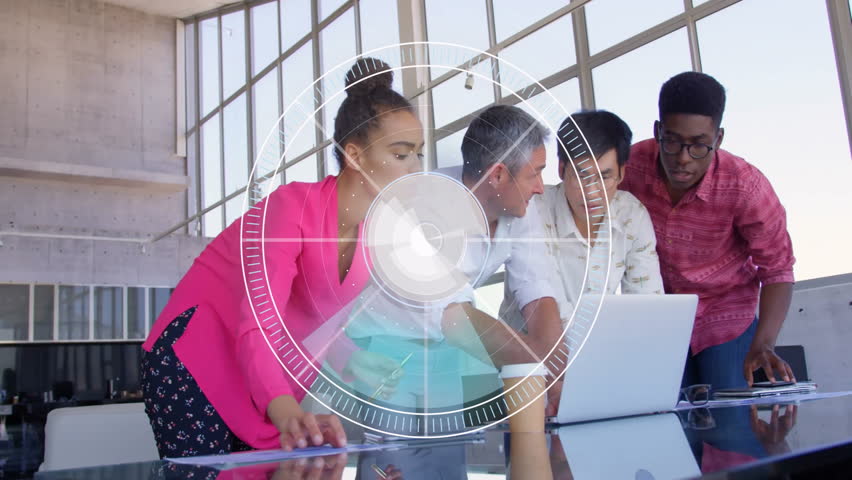 In school, diverse team collaborating on animation project with digital interface. Collaboration, teamwork, creativity, innovation, design, technology - Powered by Shutterstock - Get 15% off with code: PIKWIZARD15