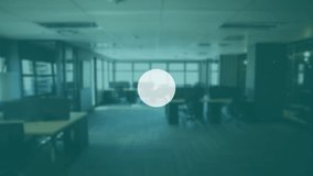 Animation of music and smartphone icons connected by lines in office setting. Technology, connectivity, digital, innovation, network, communication - Powered by Shutterstock - Get 15% off with code: PIKWIZARD15