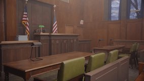 American court room establishing shot - Powered by Shutterstock - Get 15% off with code: PIKWIZARD15