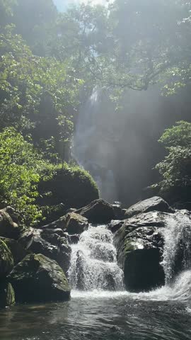 this is a beutiful waterfal in indonesia