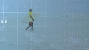 Silhouettes shaking hands over global financial data and world map animation. Business, partnership, agreement, trade, finance, economy - Powered by Shutterstock - Get 15% off with code: PIKWIZARD15