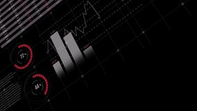 Displaying animation, world map with pie charts showing statistical data in school. Statistics, data analysis, education, infographic, presentation, learning - Powered by Shutterstock - Get 15% off with code: PIKWIZARD15