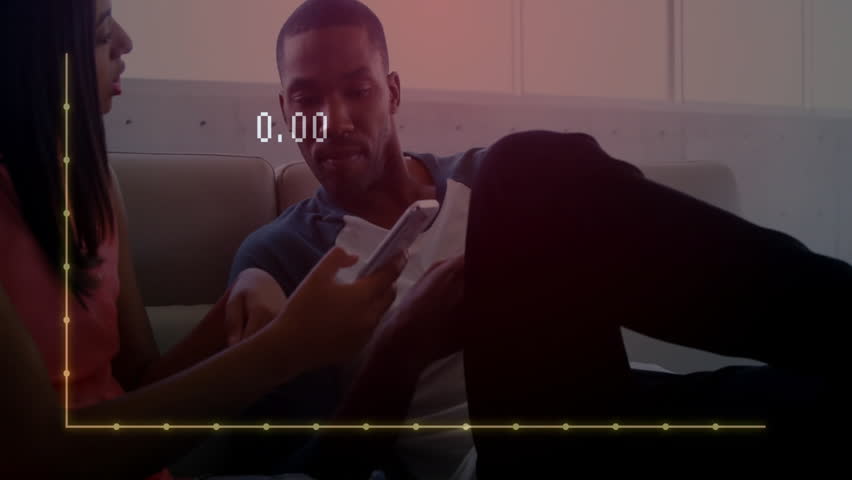 Analyzing financial graph data, couple using tablet in home office setting. Finance, investment, analysis, technology, collaboration, digital - Powered by Shutterstock - Get 15% off with code: PIKWIZARD15