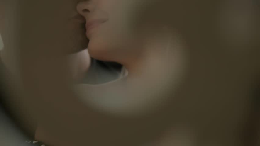 Exploring Intimate Moments Captured Elegantly Through a Round Frame of Affection