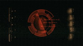 Abstract Digital Interface Futuristic Geometric Numeric Elements. A representation of a high-tech user interface showcasing vibrant holographic elements and data patterns.  - Powered by Shutterstock - Get 15% off with code: PIKWIZARD15