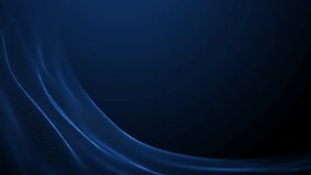 Digital cyberspace futuristic, blue color particles wave flowing with lines and dots connection, motion looping abstract background. Abstract blue wave and light abstract background. loop. 4k 60fps - Powered by Shutterstock - Get 15% off with code: PIKWIZARD15