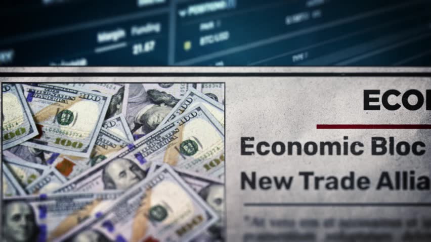 Economic Bloc Expansions Create New Trade Alliances Title on Digital Newspaper