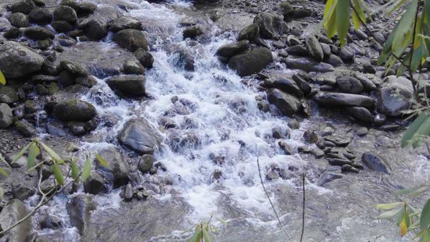 Waterfall on The West Prong Little Pigeon River in The Great Smoky Mountains National Park.