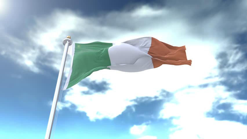 
Ireland Flag Loop 4K New Style 