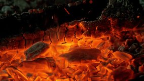 Super Slow Motion of Glowing Embers and Sparks in 1000fps. - Powered by Shutterstock - Get 15% off with code: PIKWIZARD15