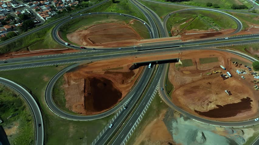 Highway intersections. Road intersections. City of Botucatu, Intersection, Rodovia Professor João Hipólito Martins and Rodovia Marechal Rondon. 06-22-2024