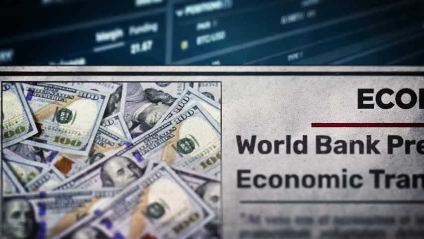 World Bank Predicts a Decade of Economic Transformation Title on Digital Newspaper