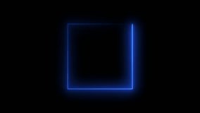 Light frame. Glow effect. Glowing lines. LED glare tape. Shining neon streaks. neon light frame animation background 4k. - Powered by Shutterstock - Get 15% off with code: PIKWIZARD15