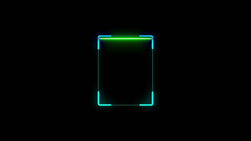 Scanning concept. Scanning the QR code icon animation, QR code being scanning concept. lock secure security icon. lock secure security icon Scanner 4k colourful animation, 4k video.