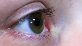 Close-up of a Human Eye with Hazel Iris - Powered by Shutterstock - Get 15% off with code: PIKWIZARD15