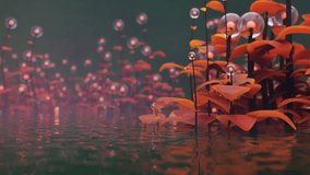 Surreal Bioluminescent Flora Night Landscape - Powered by Shutterstock - Get 15% off with code: PIKWIZARD15