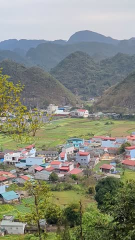The mountain town on the global geological plateau is Tam Son town: Quan Ba ​​district, Ha Giang province, Vietnam