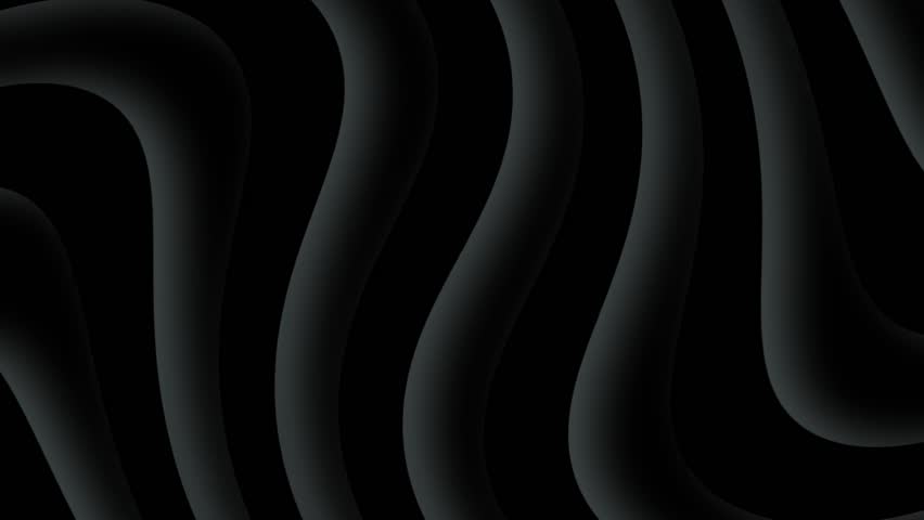 White Abstract Shapes on Black Background video