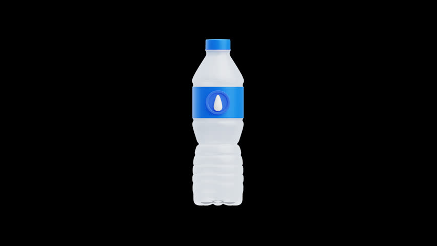 3D Animation of Mineral Water