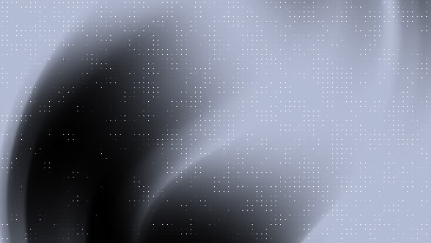 Abstract gray and black design with dotted pattern.