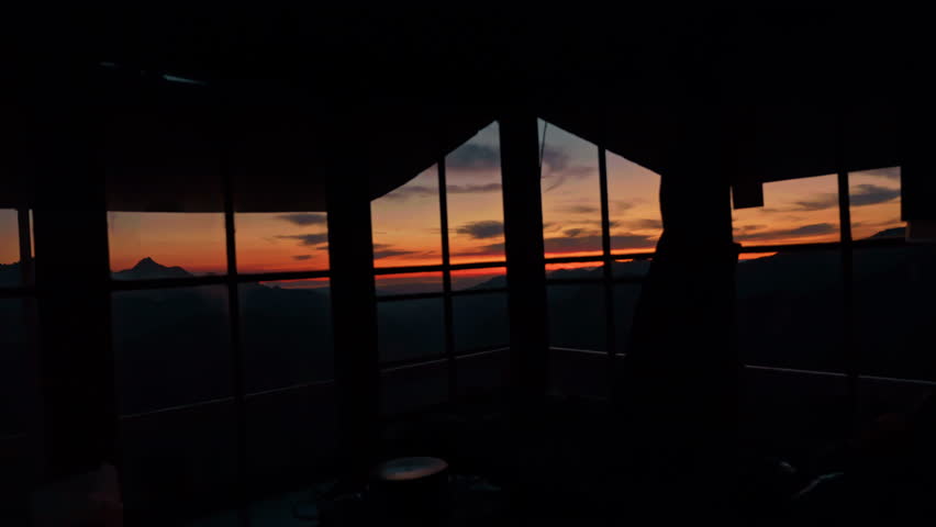 Park Butte Fire Watch Tower in Washington State 