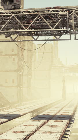 rusted Details with the equipment in an oil refinery