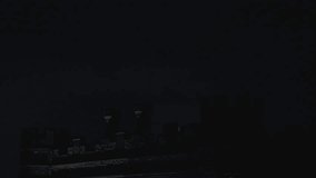 Castle turret illuminated by flashes of lightning during a stormy night - Powered by Shutterstock - Get 15% off with code: PIKWIZARD15