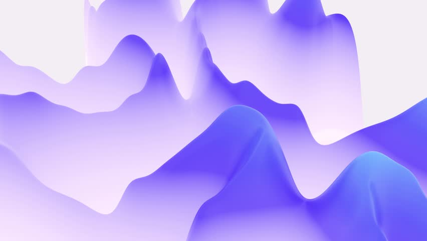 Pastel Gradient Morphing Landscape 4K