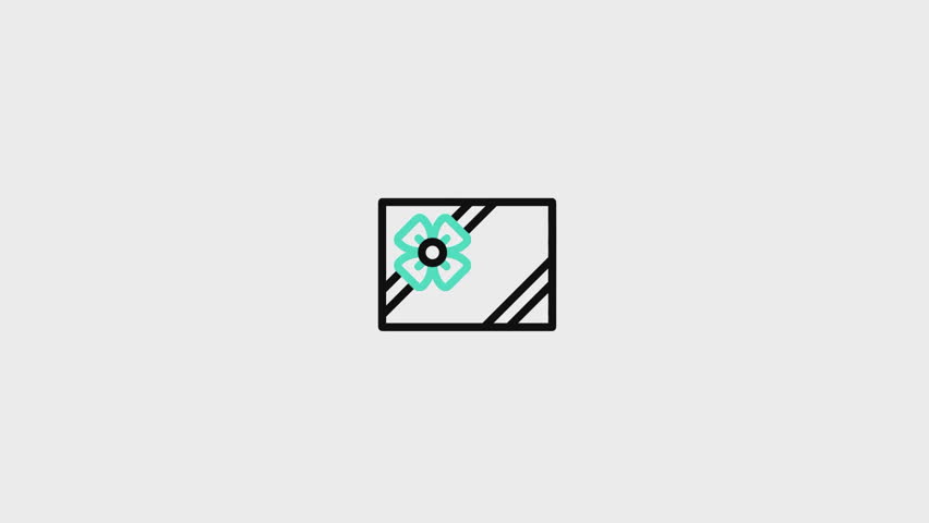 Gift Animated Icon V7 V2. . This video features a captivating animation of an icon designed to enhance your projects.