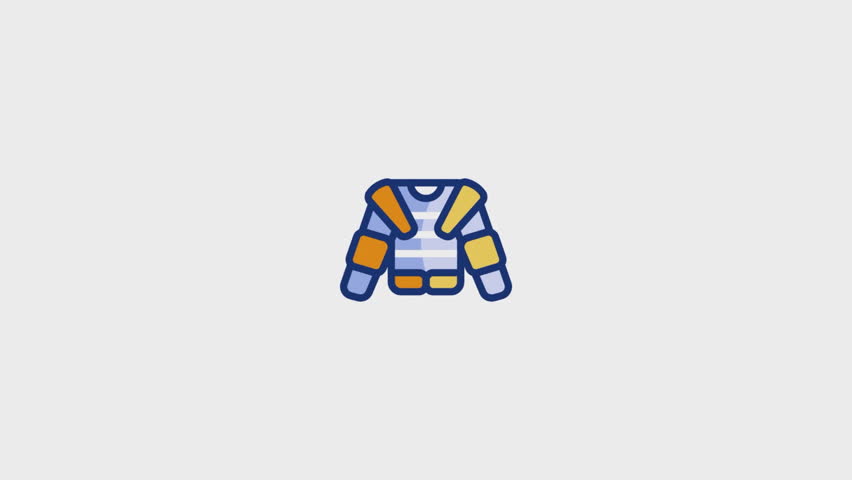 Ice Hockey Animated Icon V8. . This video features a captivating animation of an icon designed to enhance your projects.