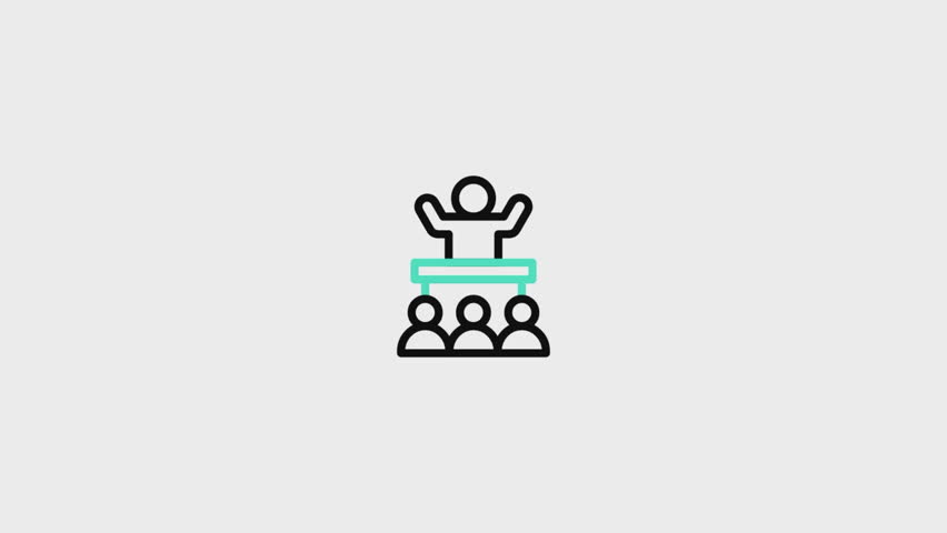 Mentorship Animated Icon. . This video features a captivating animation of an icon designed to enhance your projects.