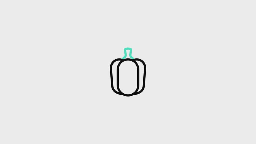 Pepper Animated Icon. . This video features a captivating animation of an icon designed to enhance your projects.