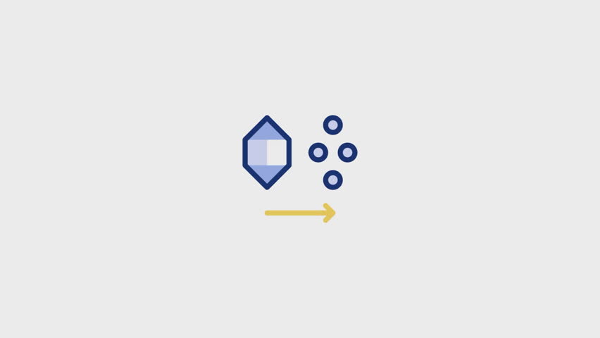 Sublimation Animated Icon. . This video features a captivating animation of an icon designed to enhance your projects.