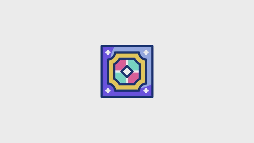 Tile Animated Icon V7. . This video features a captivating animation of an icon designed to enhance your projects.
