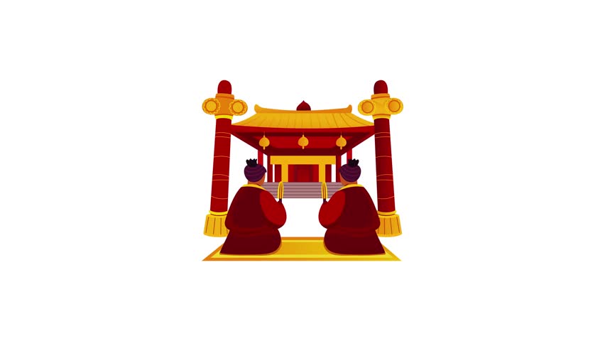 Chinese New Year Flat Illustrations
