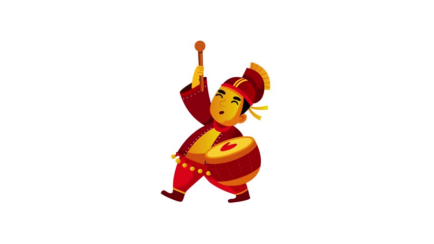 Chinese New Year Flat Illustrations
