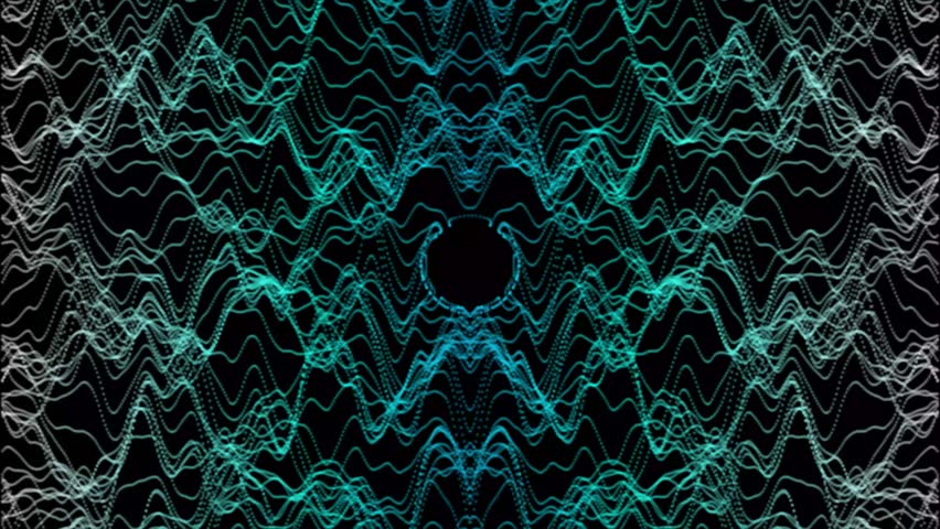 Modern futuristic science and technology of soundwave design. Abstract circle lines wave colorful purple and blue gradient isolated on dark black background. - Powered by Shutterstock - Get 15% off with code: PIKWIZARD15