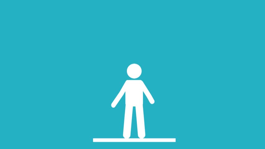 Stickman playing guitar while standing simple video animation template, suitable for your video, business, brand, and etc	

